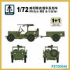 1/72 Willys MB & Trailer (2 Kits)
