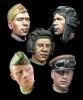 1/35 WWII Russian Heads Set #2
