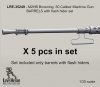 1/35 M2HB Browning Cal.50 Machine Gun Barrels with Flash Hider