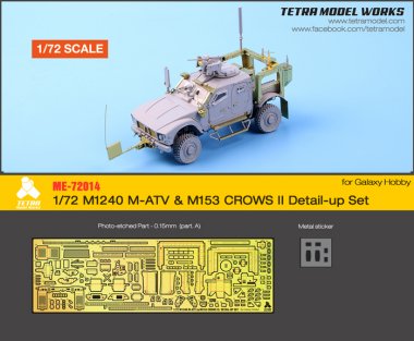 1/72 M1240 M-ATV & M153 Crows II Detail Up Set for Galaxy Hobby