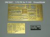 1/72 F-14D Tomcat Detail Up Etching Parts for Hobby Boss