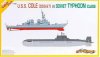 1/700 USS Destroyer DDG-67 Cole VS Soviet Typhoon Class