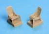 1/48 Bf109A, B, C, D, E Seat with Harness (2ea)