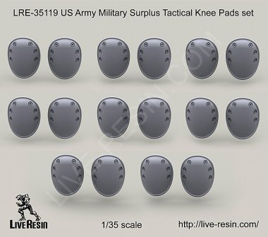 1/35 US Army Military Surplus Tactical Knee Pads Set