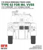 1/35 Workable Tracks for Type 62 for M4 Sherman VVSS