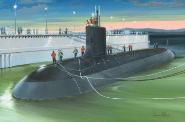 1/350 USS Virginia SSN-774 Attack Submarine