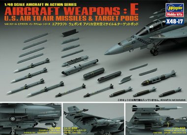 1/48 Aircraft Weapon E "US Air To Air Missiles and Target Pods"