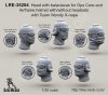 1/35 Head with Balaclavas for Ops Core and Airframe Helmet