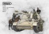 1/35 WWII German Nashorn Crew and Mounted Dispatch Rider