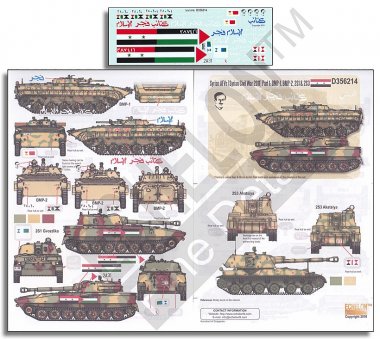 1/35 Syrian AFVs (Syrian Civil War 2011) Pt.1, BMP-1/2, 2S1, 2S3