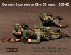 1/35 German 5cm Mortar Grw.36 Team 1939-42