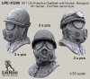1/35 M17 US Protective Gasmask with NBC Hood & M1 Helmet