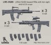 1/35 L85A2 SA80 Assault Rifle with Iron Sight and ACOG Scope