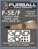 1/48 F-5E/F Tiger II Vinyl Mask Set for AFV Club