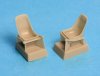 1/48 Bf109A, B, C, D, E Seat without Harness (2ea)