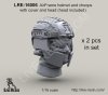 1/16 Crye Airframe Helmet, with Cover and Choops, with Head