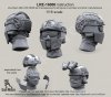 1/16 Crye Airframe Helmet, with Cover and Choops, with Head