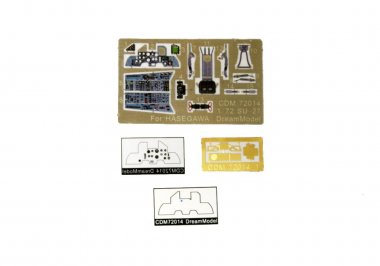 1/72 Cockpit Color Etching Parts for Su-27 Flanker (Hasegawa)