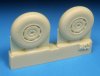 1/48 Hawker Tempest Late Main Wheels - Smooth