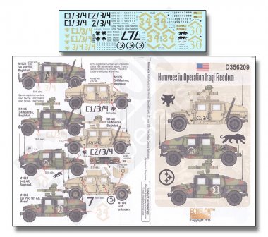 1/35 Humvees in Operation Iraqi Freedom
