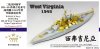 1/700 USS West Virginia BB-48 1945 Upgrade for Trumpeter 05772