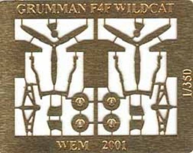 1/350 Grumman F4F Wildcat Detail Parts