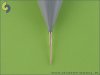 1/48 F-16 Fighting Falcon Pitot Tube & Angle Of Attack Probes