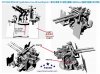 1/700 WWII IJN Type 96 25mm Twin AA Gun (16 Set)