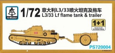 1/72 Italian L3/33 Lf Flame Tank & Trailer (2 Kits)