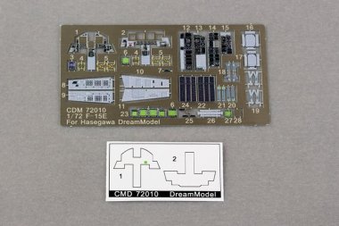 1/72 Cockpit Color Etching Parts for F-15E (Hasegawa)