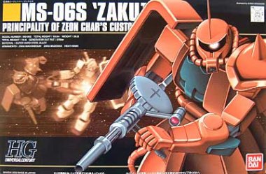 HGUC 1/144 MS-06S Zaku II Char`s Custom