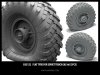 1/35 Flat Tyre (2 pcs) for Soviet GAZ-66 Truck