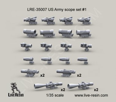 1/35 US Army Scope Set #1