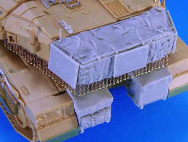 1/35 IDF Merkava Mk.IV Turret/Rear Hull Basket Set for Academy