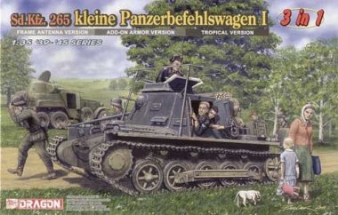 1/35 German Sd.Kfz.265 Kleine Panzerbefehlwagen I (3 in 1)