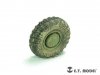 1/35 Russian BTR-60PB Upgrade APC Weighted Wheels (8 pcs)