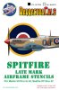 1/72 Spitfire Later Marks Airframe Stencils
