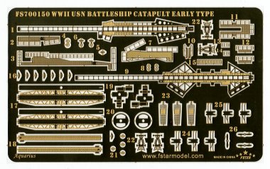 1/700 WWII USN Catapult for Battleship (Early Type)