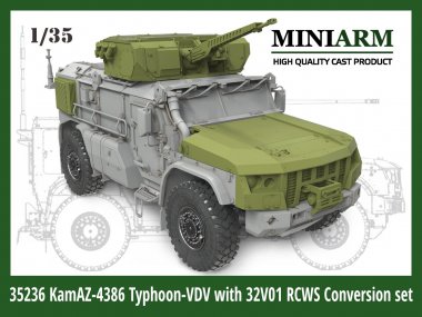 1/35 Kamaz-4386 Typhoon-VDV with 32V01 RCWS Conversion Set