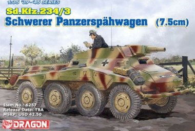 1/35 German Sd.Kfz.234/3 Schwerer Panzerspahwagen (7.5cm)