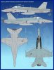 1/48 F/A-18C/E/F, EA-18G Team Factory, CVW-8 at War