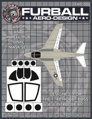 1/48 A-6 Intruder Vinyl Mask Set for Hobby Boss