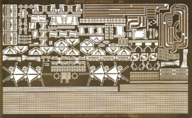 1/700 Invincible Class Super Set Detail Up Etching Parts