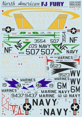 1/72 North American FJ-3, FJ-4 Fury
