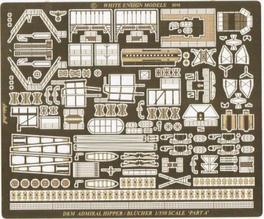 1/350 German Admiral Hipper Detail Up Etching Parts