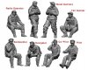 1/32 B-17 Crew Set (8 Figures)