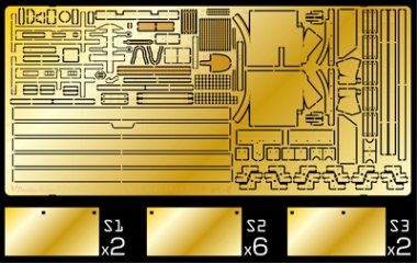 1/35 Panther Ausf.G/Jagdpanther Etching Set (Part.2) for Tamiya