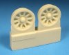 1/32 P-51 Mustang Diamond Tread Main Wheels