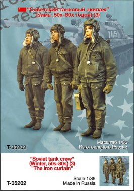 1/35 Soviet Tank Crew, Winter 1950-1980, "the Iron Curtain"