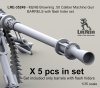 1/35 M2HB Browning Cal.50 Machine Gun Barrels with Flash Hider